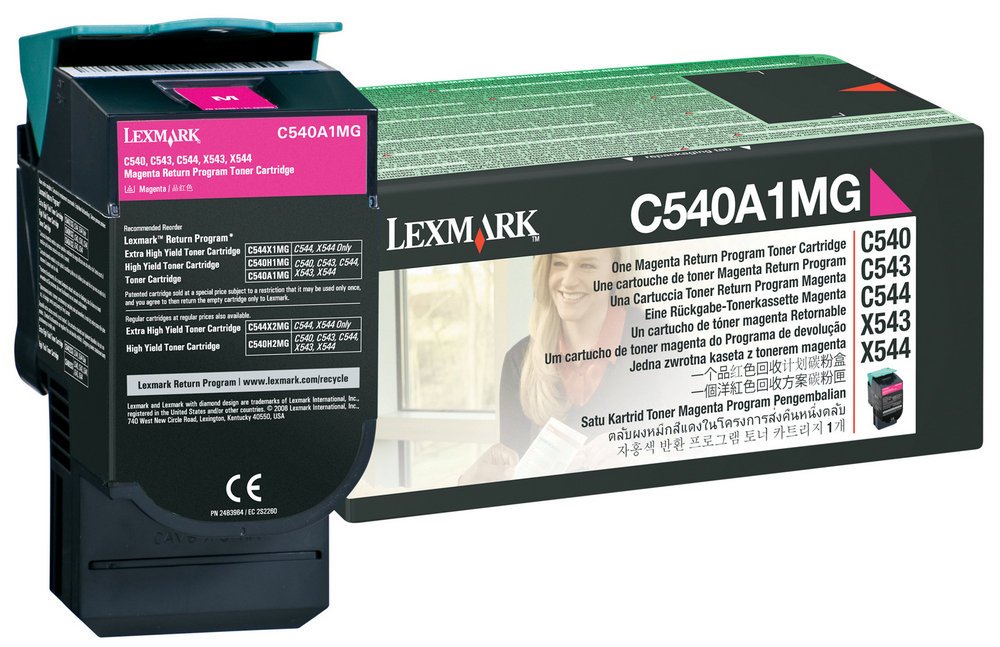 Image of Lexmark C540A1MG toner 1 pz Originale Magenta