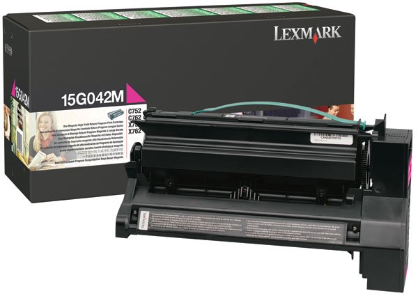 Image of Lexmark 15G042M toner 1 pz Originale Magenta