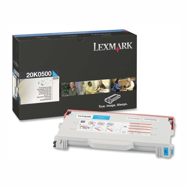 Image of Lexmark C510 Cyan Toner Cartridge toner Originale Ciano