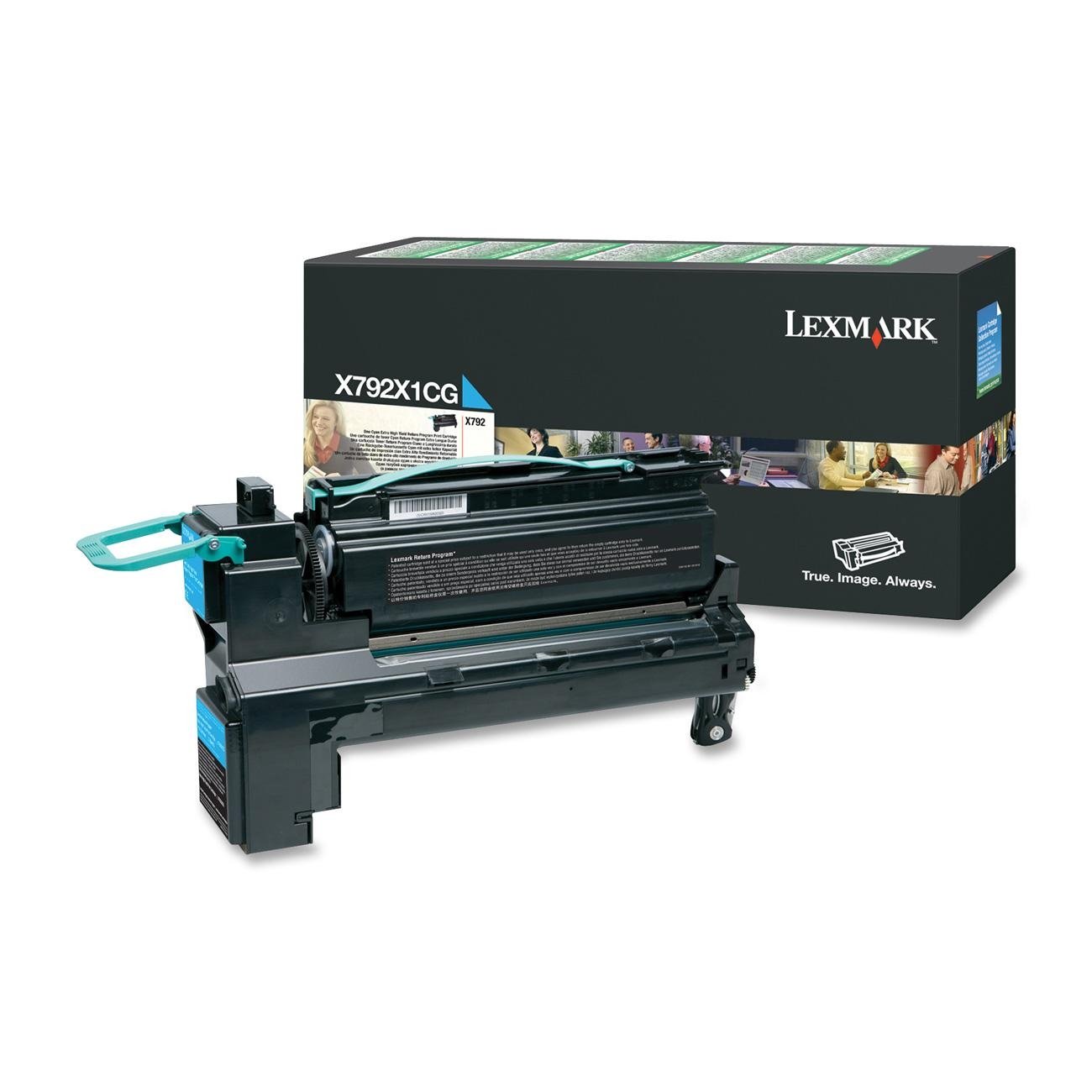 Lexmark X792X1CG cartuccia toner 1 pz Originale Ciano