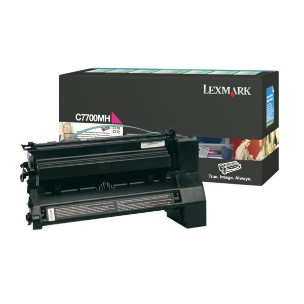 Image of Lexmark Magenta High Yield Return Program Print Cartridge for C770/C772 toner Originale