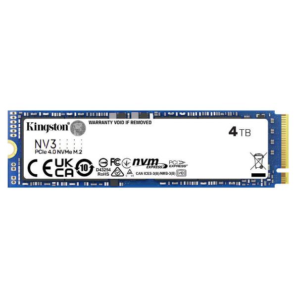 Kingston Technology 4000G NV3 M.2 2280 NVMe SSD