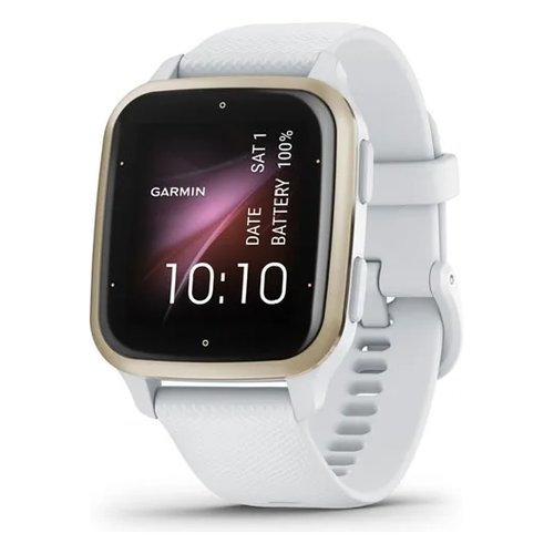 Image of Smartwatch Garmin 010-02701-11 VENU SQ 2 White e Cream Gold