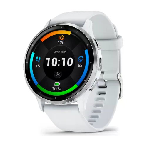 Smartwatch Garmin 010 02784 00 VENU 3 Whitestone e Silver