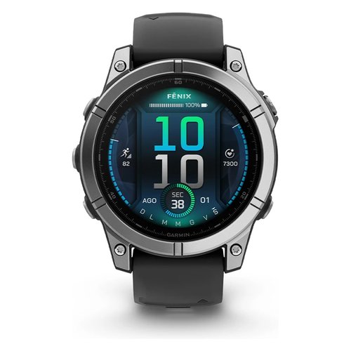 Smartwatch Garmin 010 03025 00 FENIX E Stainless steel e Black