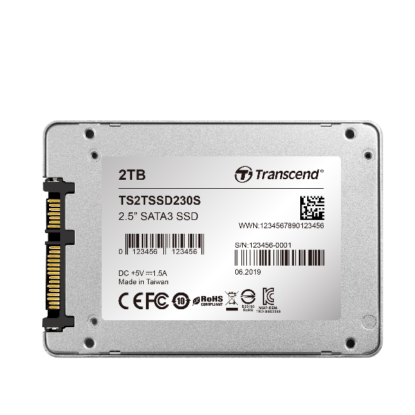 Image of 2TB 2.5 SSD230S SATA3 3D TLC A