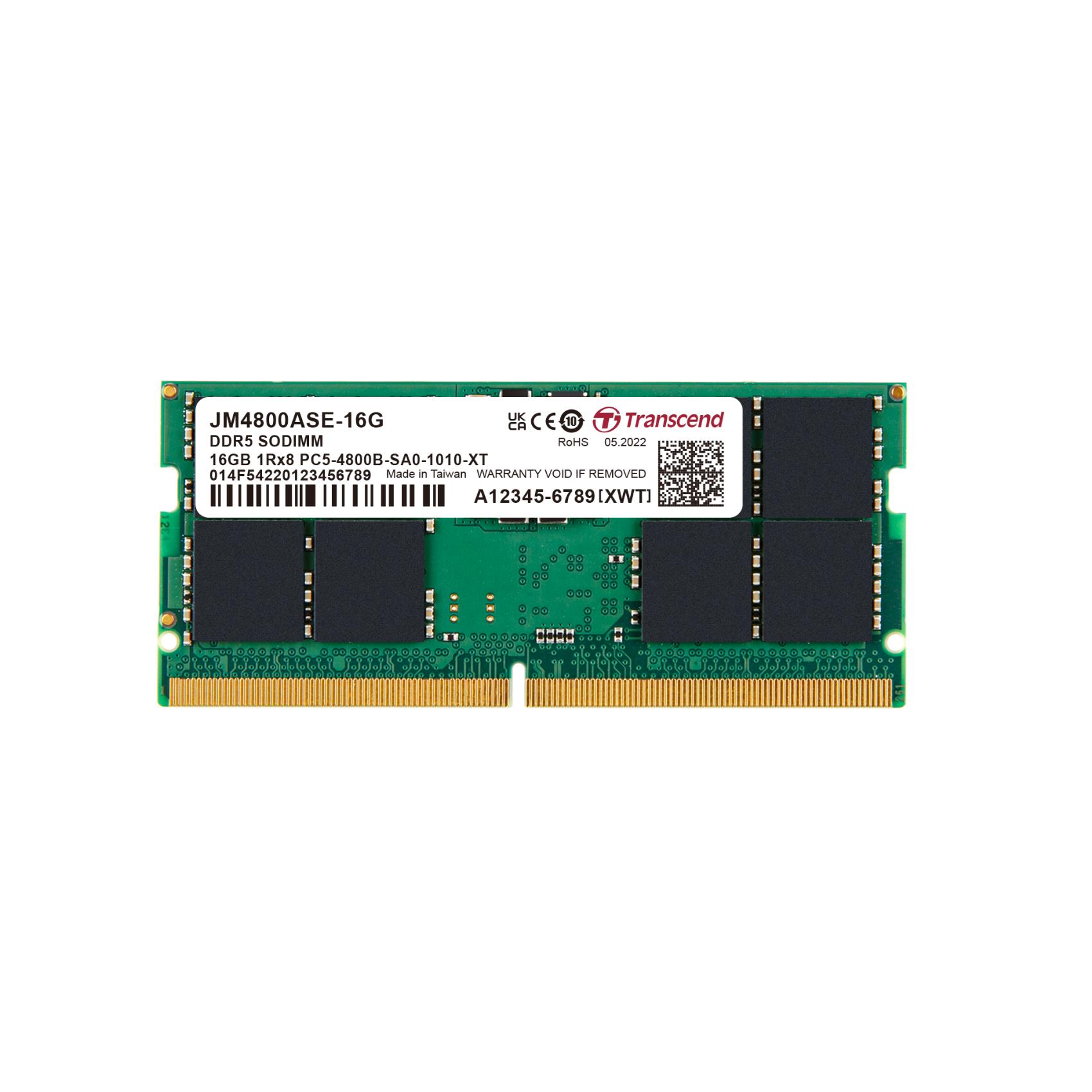 Image of 16GB JM DDR5 4800 SO-DIMM 1RX8 2GX8