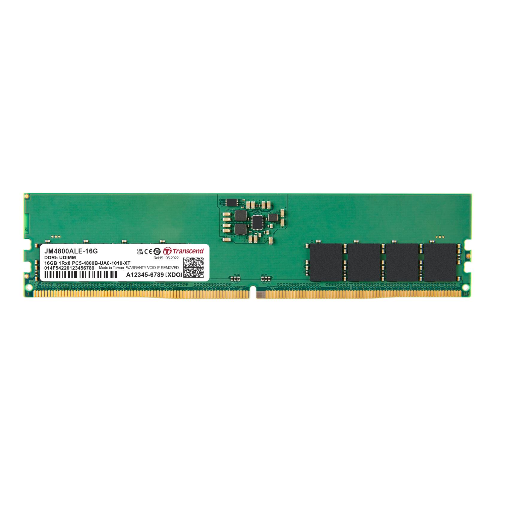 Image of 16GB JM DDR5 4800 U-DIMM 1RX8 2GX8