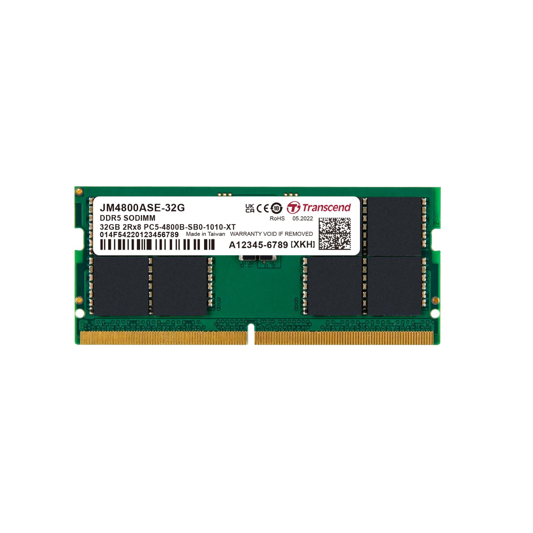 Image of 32GB JM DDR5 4800 SO-DIMM 2RX8 2GX8
