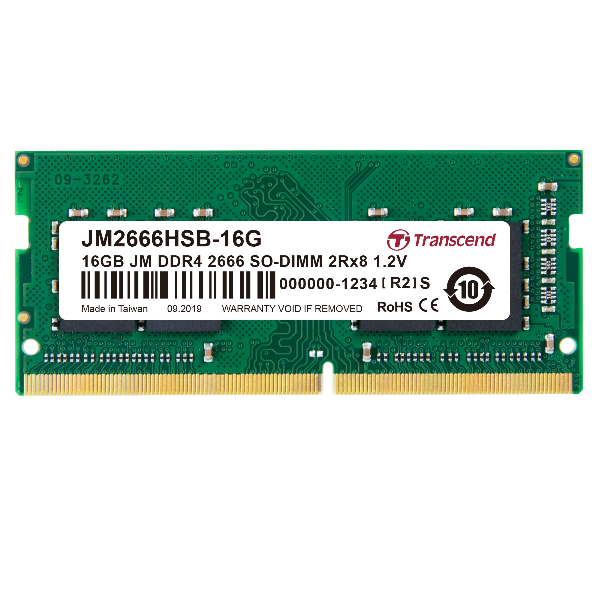 Image of 16GB DDR4 2666MHZ SO-DIMM 2RX8