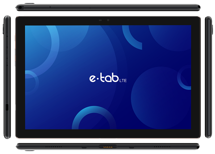 MICROTECH Tablet E-Tab LTE Nero 10 Full HD+ RAM 4GB Memoria 64 GB Wi-Fi - 4G Fotocamera 13Mpx Android -