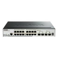 D-Link DGS-1510-20 switch di rete Gestito L3 Gigabit Ethernet (10/100/1000) Nero
