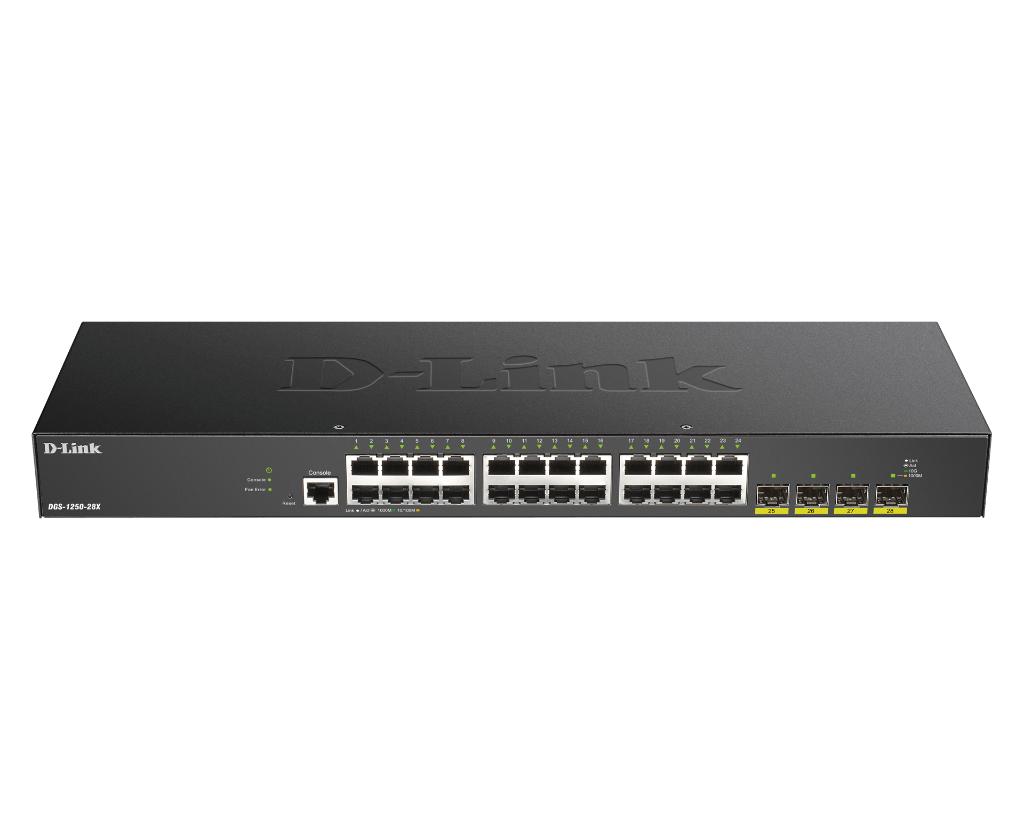 Image of 24-PORT SMART MANAGED SWITCH WITH 4X 10G SFP