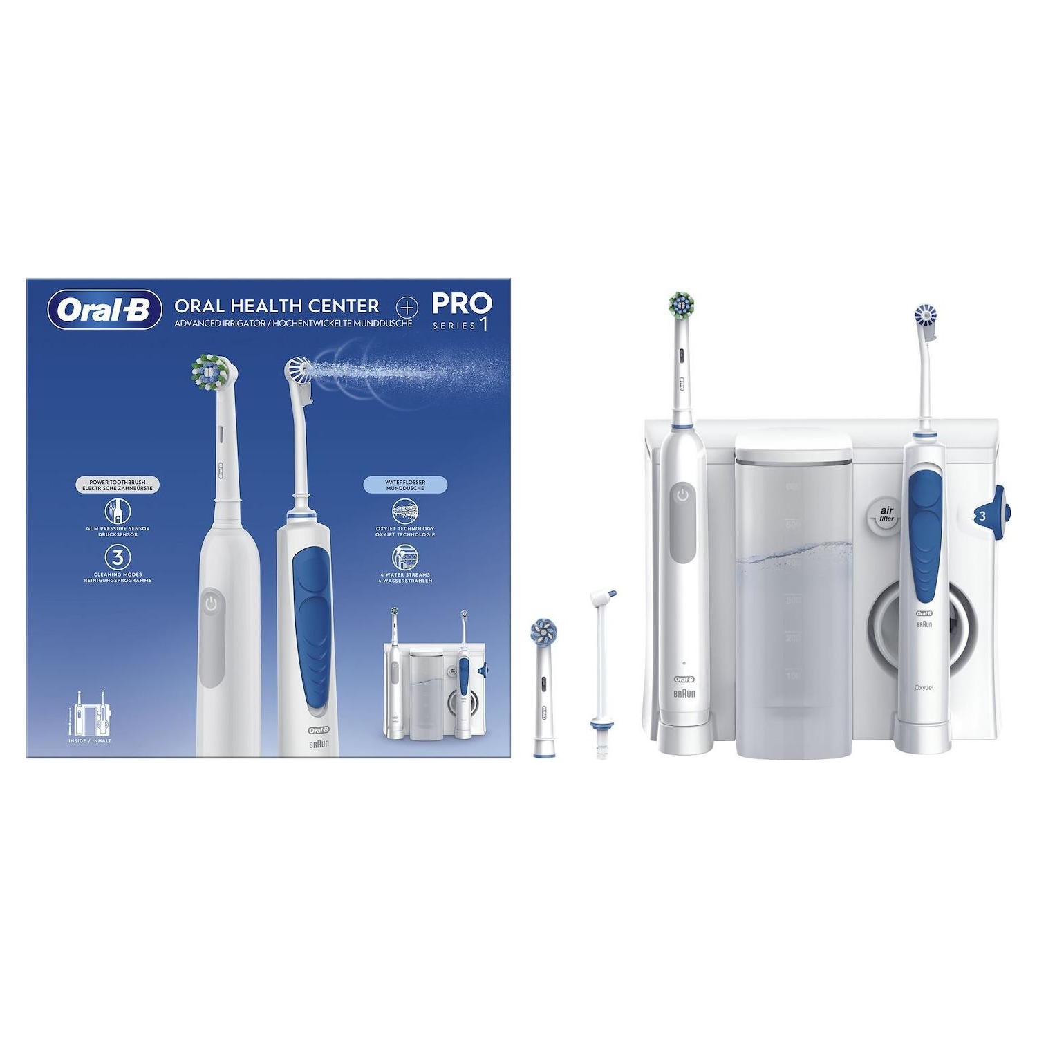 Image of Stazione orale Braun Oral-B idropulsore MD20 + spazzolino elettrico Braun Oral-B PRO1