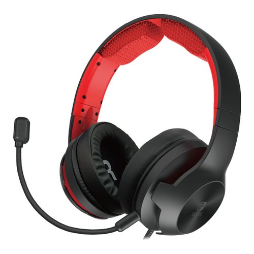 Image of Cuffie gaming Hori NSW-200U SWITCH Headset Pro Black e Red