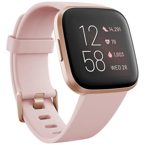 Image of Fitbit Smartwatch Versa 2 Impermeabile 5ATM Display 1.4 WiFi / Bluetooth e NFC per Fitness con Contapassi e Cardiofrequenzimetro Oro Rosa