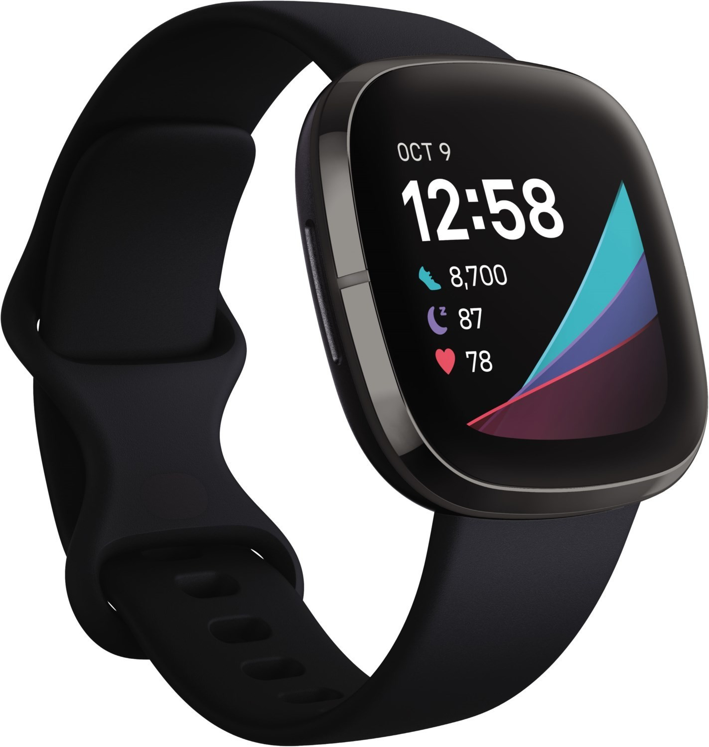 Image of Smartwatch Fitbit Sense grafite/carbone
