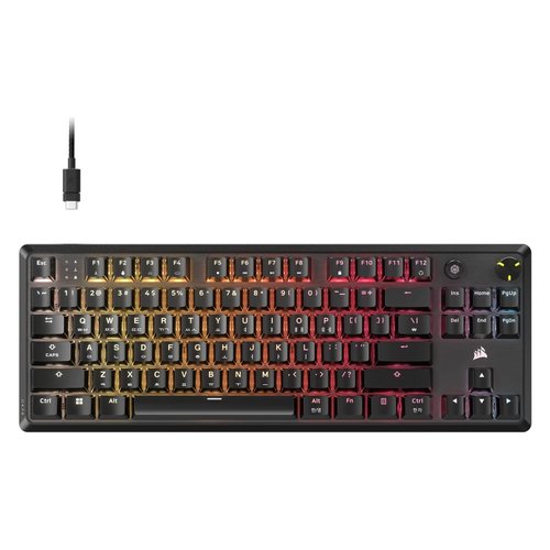 Tastiera computer Corsair CH 911911E IT K70 Core TKL RGB Wired Black