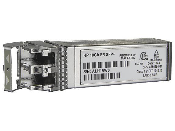 Image of Hewlett Packard Enterprise BladeSystem c-Class 10Gb SFP+ SR Transceiver modulo del ricetrasmettitore di rete Fibra ottica 10000 Mbit/s SFP+ 850 nm