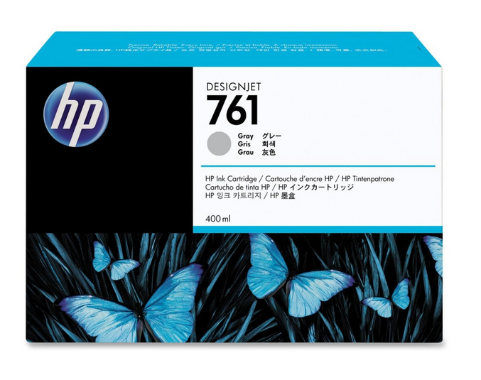 Image of HP Cartuccia inchiostro grigio DesignJet 761, 400 ml