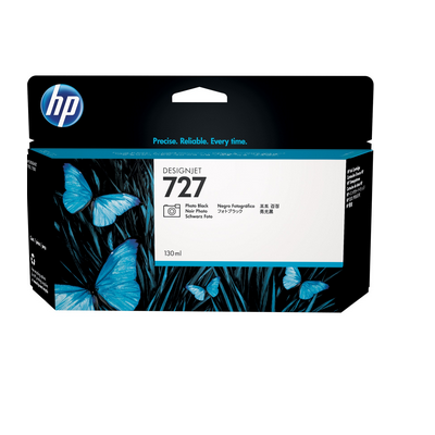 Image of HP Cartuccia inchiostro nero fotografico DesignJet 727, 130 ml