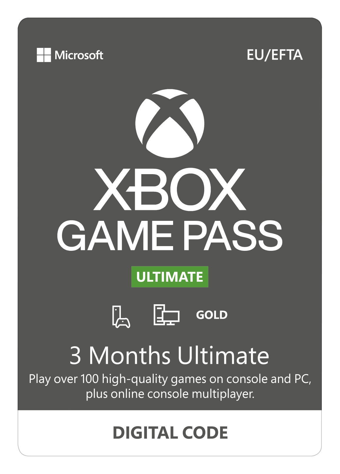 Image of Microsoft Xbox Live Game Pass Ultimate Xbox One