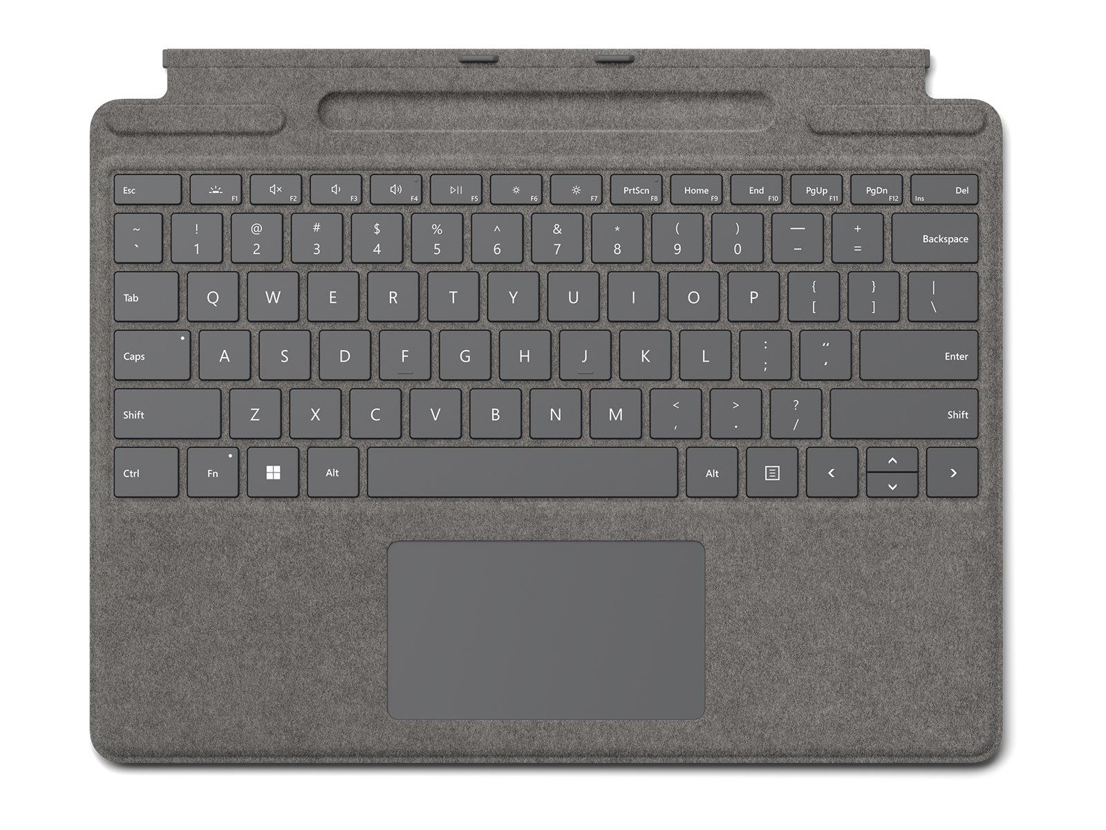 Image of Microsoft Surface Pro Signature Keyboard Platino Microsoft Cover port QWERTY Italiano