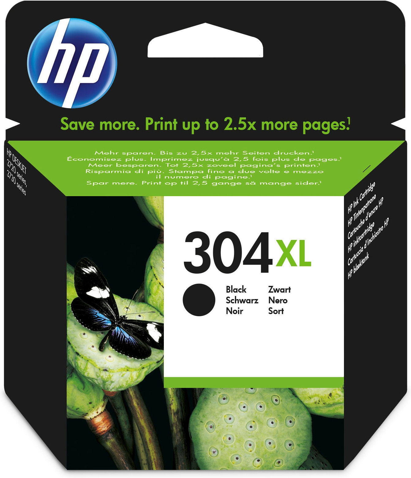 Image of HP Cartuccia inchiostro originale nero 304XL
