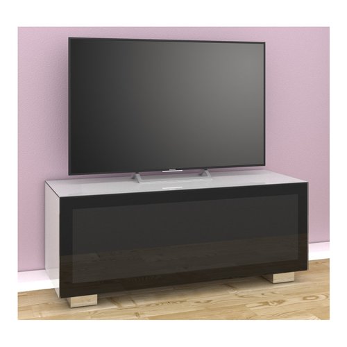 Porta tv Munari MG 126 BI NE MAGIC Bianco e Nero