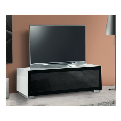 Porta tv Munari MG 156 BI NE MAGIC Bianco e Nero