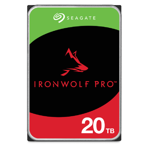 Image of SEAGATE HDD IRONWOLF PRO 20TB 3.5 SATA 6GB/S 7200RPM