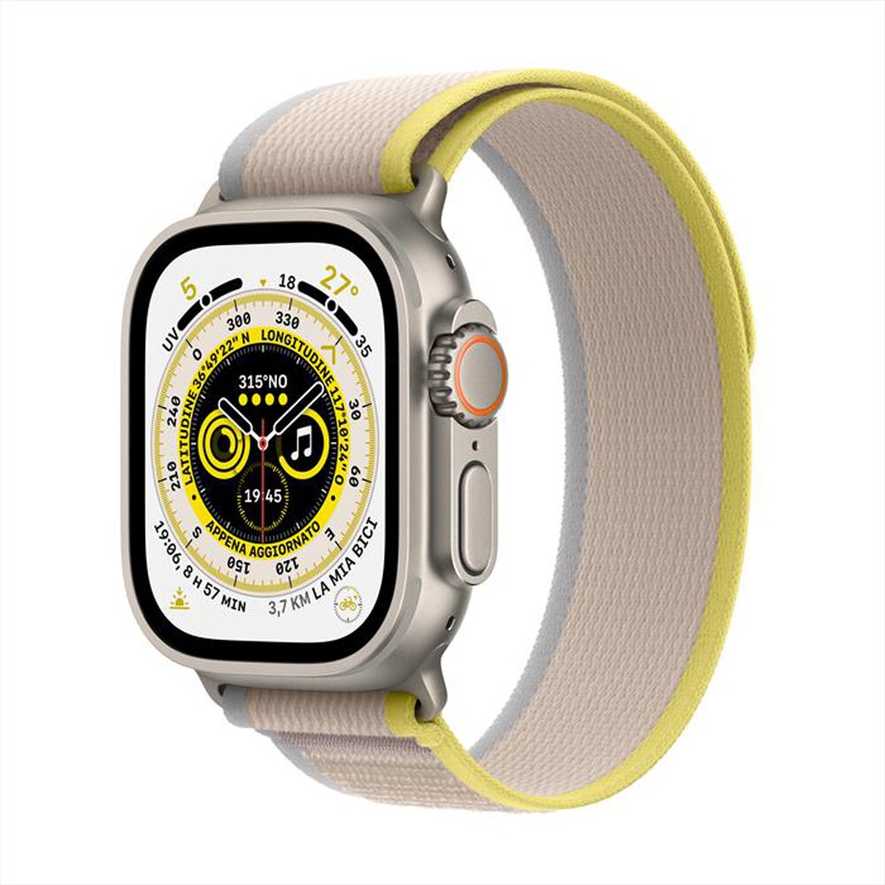 Image of Smartwatch Apple Watch Ultra GPS+Cellular cassa 49mm in titanio con cinturino trail loop taglia S/M