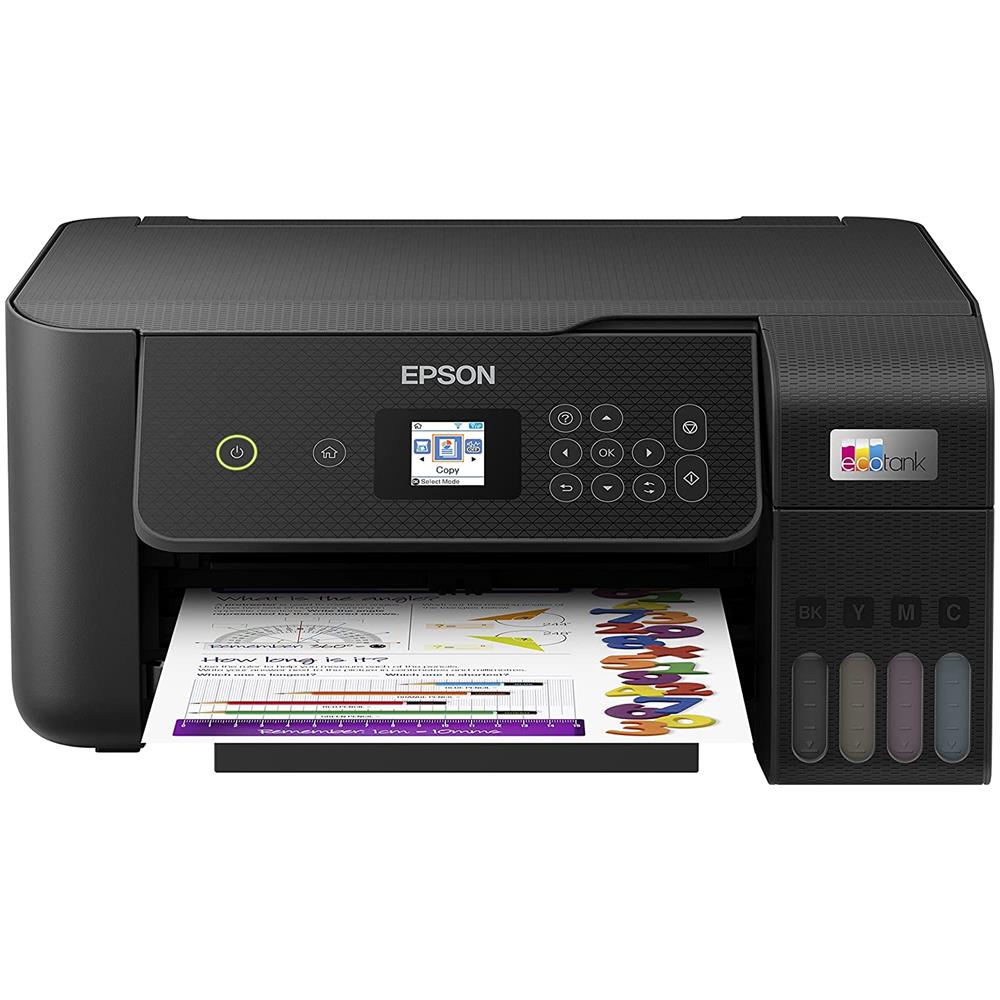 Image of Epson EcoTank ET-2820 stampante multifunzione inkjet 3-in-1 A4, serbatoi ricaricabili alta capacità, 4 flaconi inclusi pari a 3600pag B/N 6500pag colore, Wi-FI Direct, USB