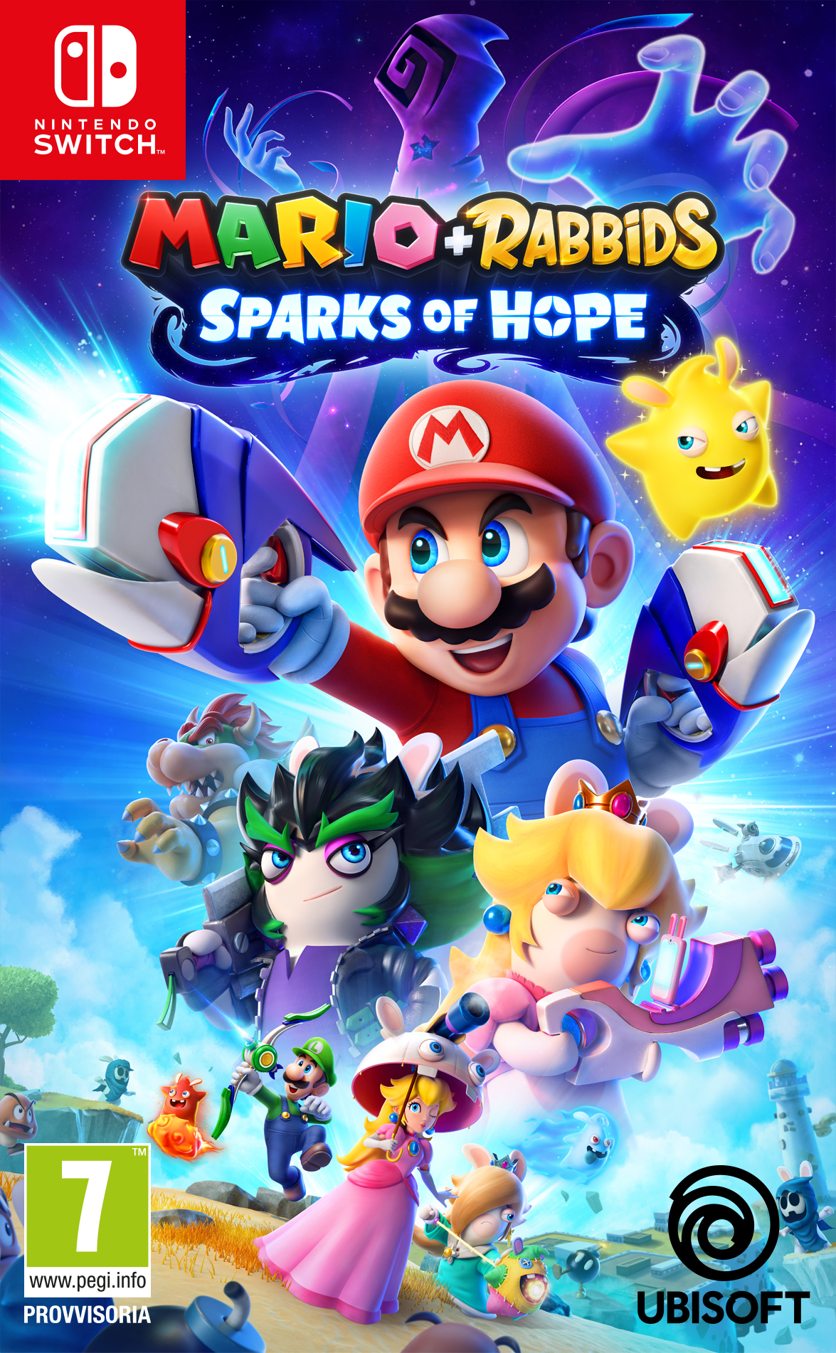 Image of Nintendo Mario + Rabbids Sparks of Hope Standard+Componente aggiuntivo Tedesca, Inglese, ESP, Francese, ITA Nintendo Switch