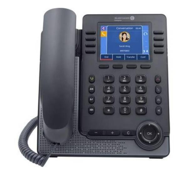 alcatel-lucent centrali telefoniche m7 deskphone business sip phone bianco donna