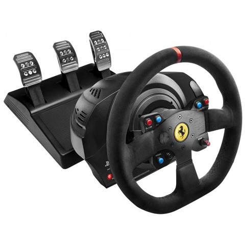 Image of Thrustmaster T300 Ferrari Integral Racing Wheel Alcantara Edition Sterzo + Pedali PC,PlayStation 4,Playstation 3 Analogico/Digitale Nero