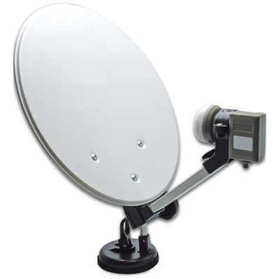 Image of Metronic 528100 antenna per satellite 10,7 - 12,75 GHz Nero, Bianco