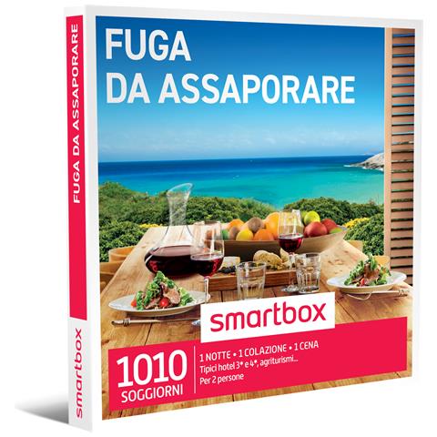 Image of SMARTBOX Cofanetto Regalo Coppia - Fuga Da Assaporare - Idee Regalo Originale 1446009-1