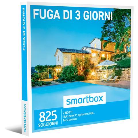 Image of SMARTBOX Cofanetto Regalo Coppia - Fuga Di 3 Giorni - Idee Regalo Originale