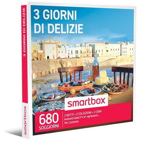 Image of SMARTBOX Cofanetto Regalo Coppia - 3 Giorni Di Delizie - Idee Regalo Originale