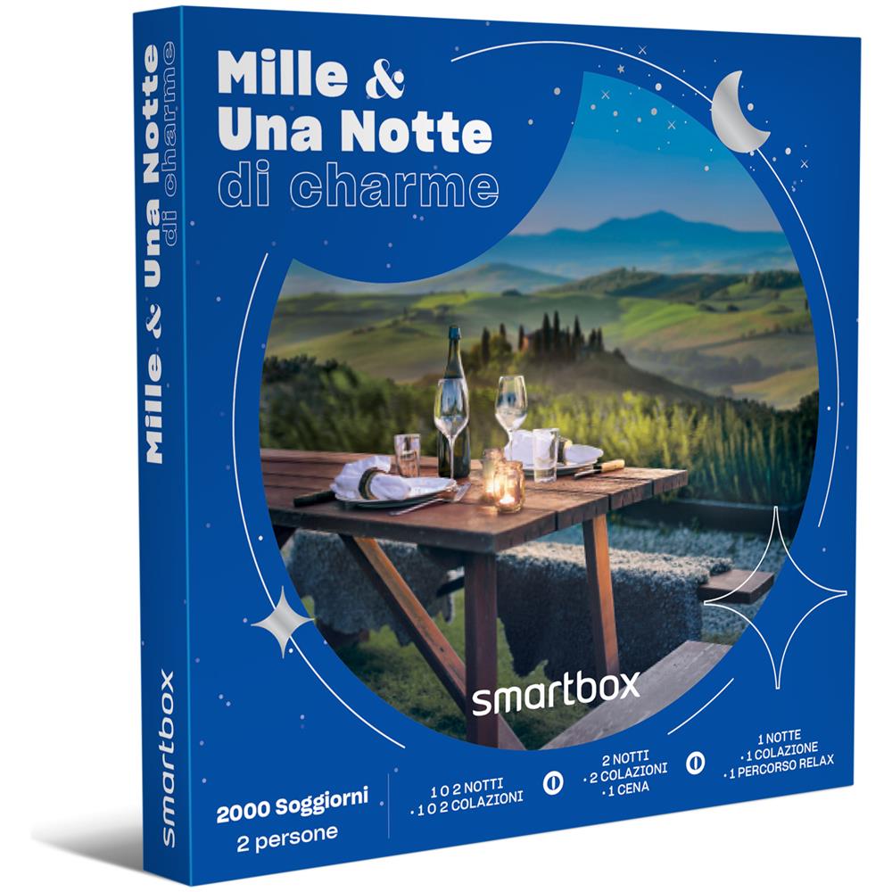 Image of SMARTBOX Cofanetto Regalo Coppia - Mille E Una Notte Di Charme - Idee Regalo Originale