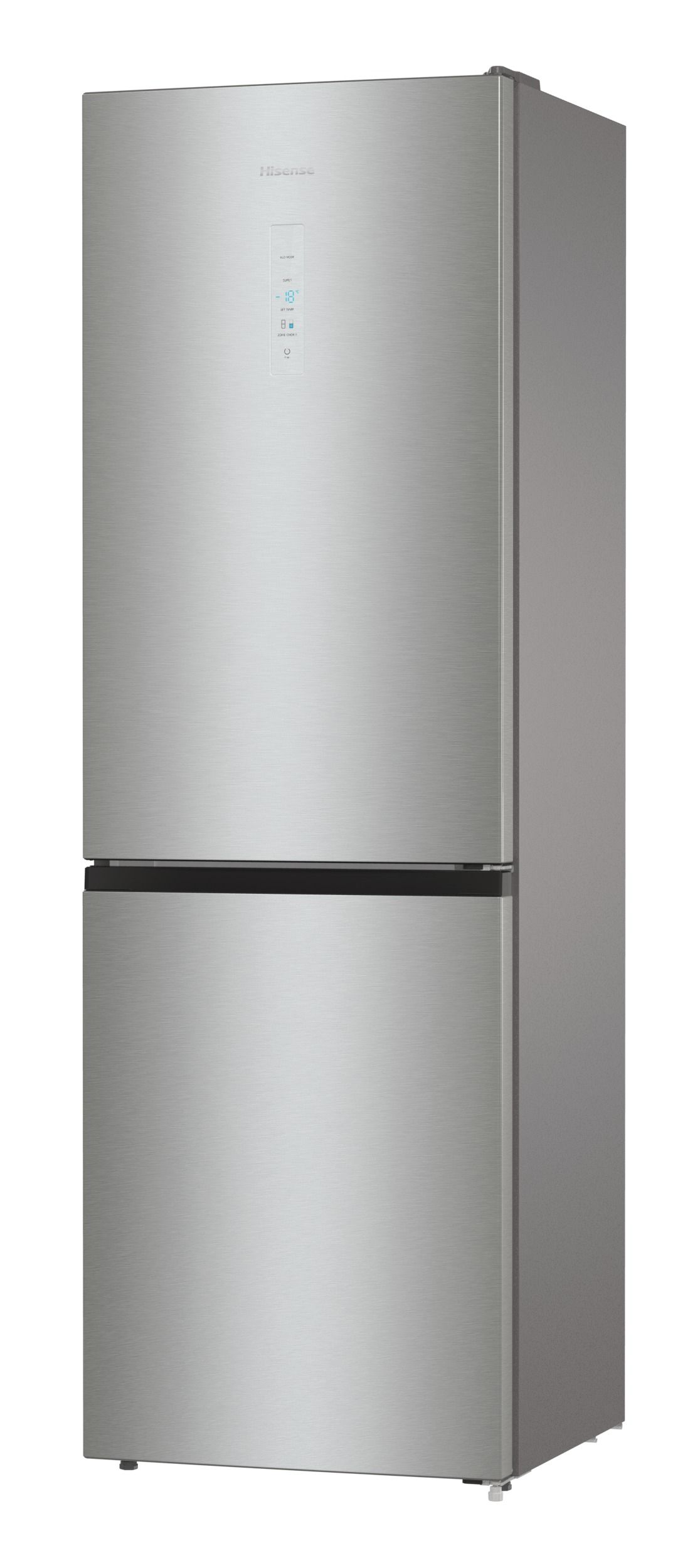 Image of Hisense RB390N4BCE1 frigorifero con congelatore Libera installazione 300 L E Acciaio inossidabile
