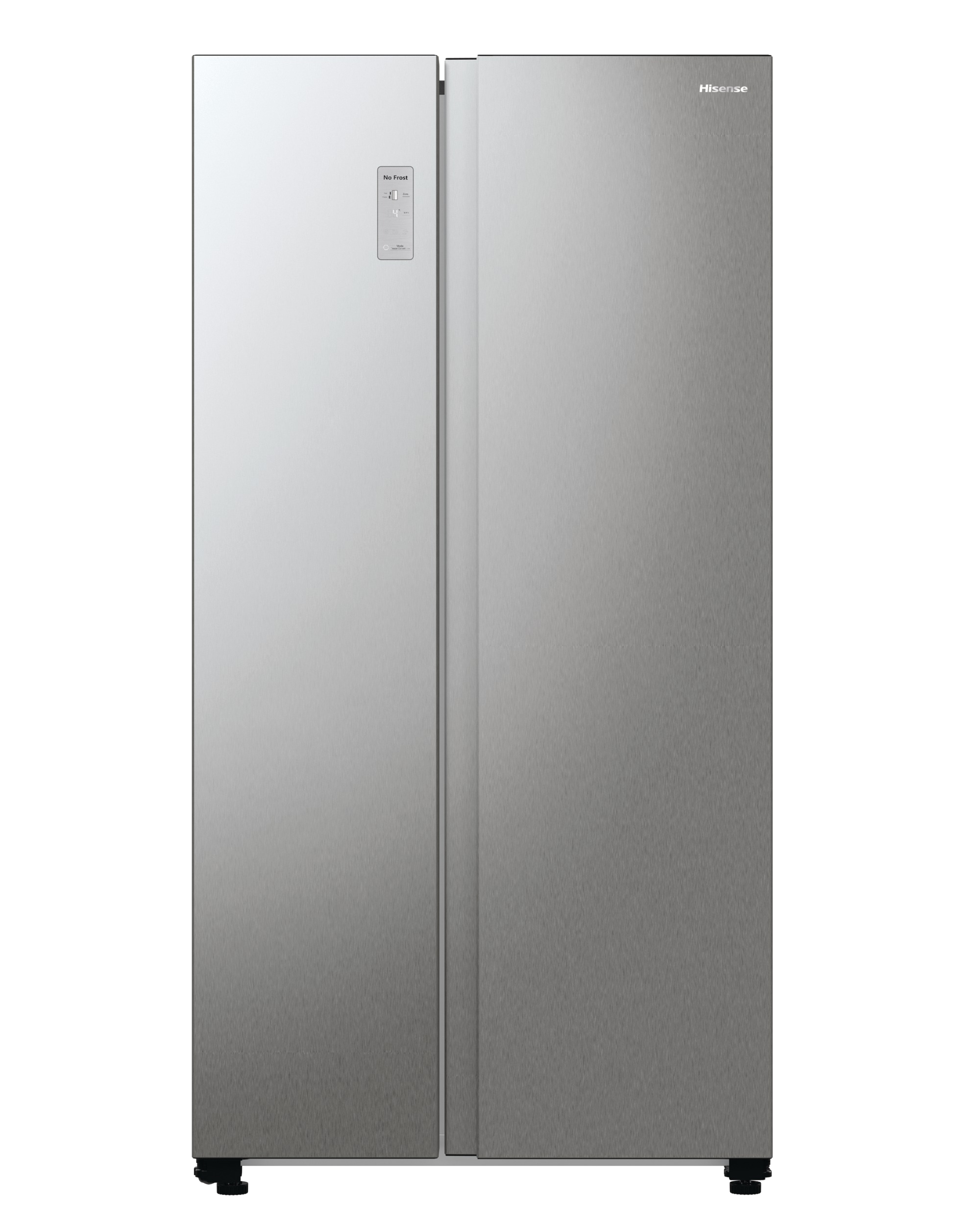 hisense elettrodomestici hisense rs711n4ace frigorifero side-by-side libera installazione 550 l e acciaio inossidabile nero uomo