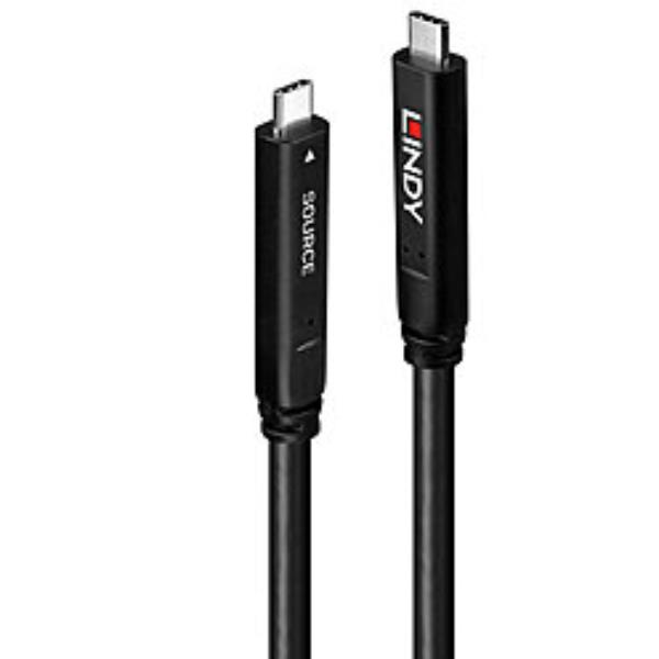 Lindy 43333 cavo USB USB 3.2 Gen 1 (3.1 Gen 1) 10 m USB C Nero