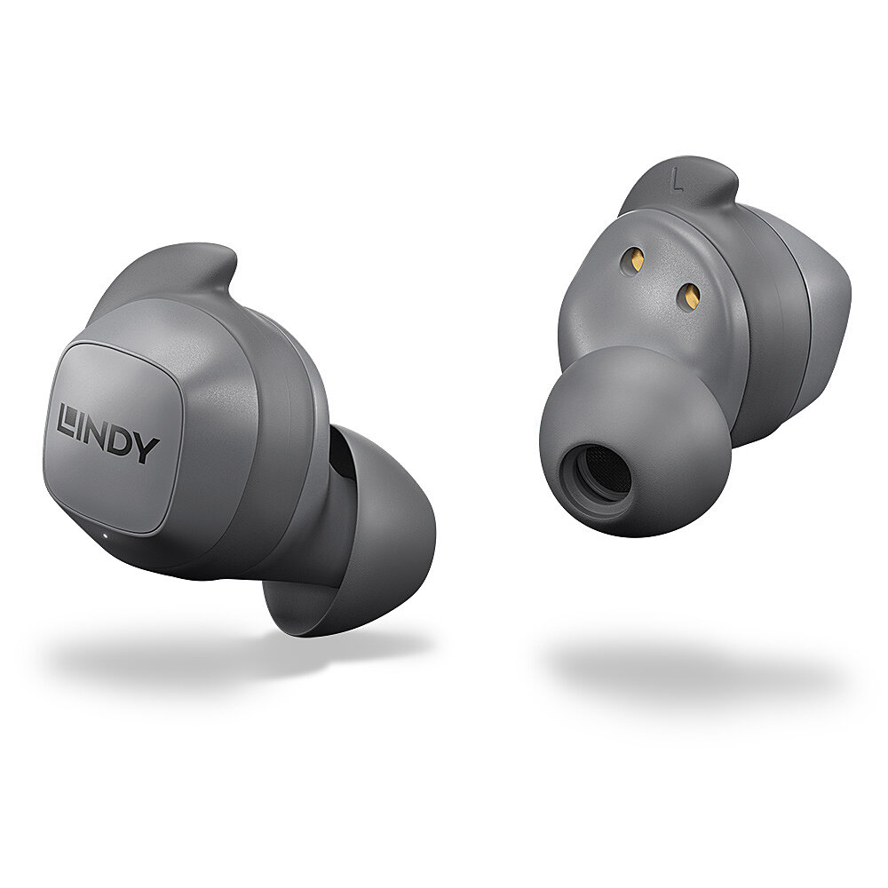 Image of Lindy LE400W Auricolare True Wireless Stereo (TWS) In-ear Auto Bluetooth Grigio