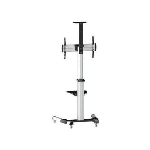 STAFFA TV/MONITOR 37/70 DA TERRA MAX50KG RUOTA 90 CARRELLO RUOTE