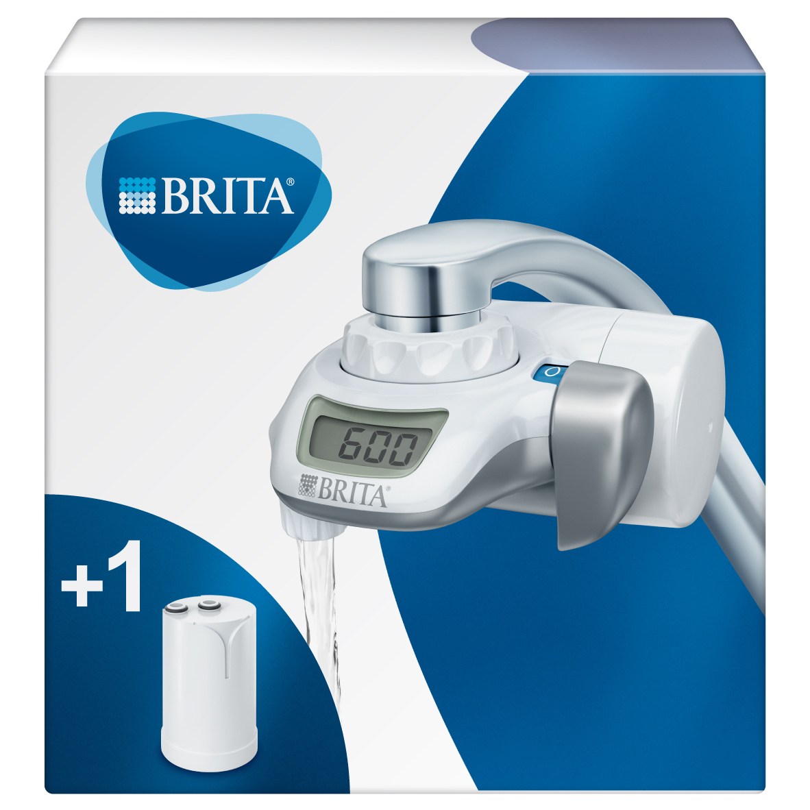 Image of Brita Sistema filtrante dell'acqua ON TAP Pro V-MF con 1x filtro (600L) - per acqua priva di batteri al 99,99% & gusto migliore