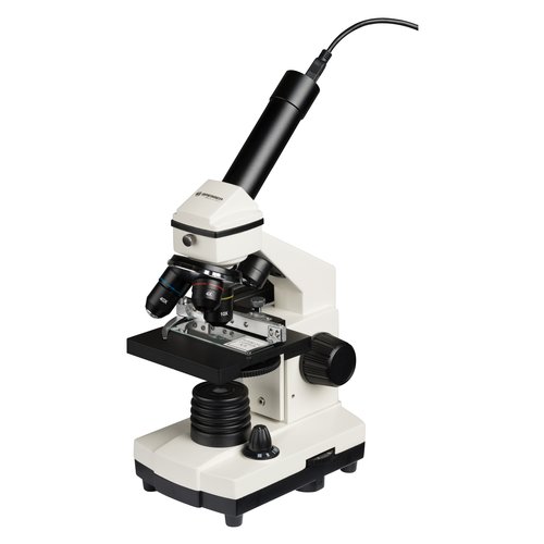 Image of Microscopio Bresser 5116200 Biolux NV 20x 1280x Bianco e Nero