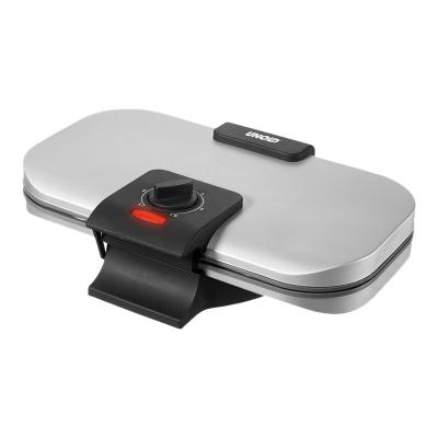 Unold 48241 piastra per waffle 2 waffle 1300 W Nero, Argento