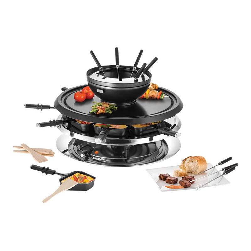 Unold Raclette Multi 4-in1 4in1 black Schwarz (48726)